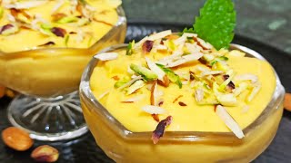 🥭 Mango Shrikhand Recipe | Mango Yogurt Dessert Recipe | Amrakhand Recipe