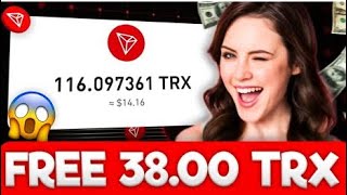 Earn upto Free 33 TRX Every hour Free TRX Earning Site