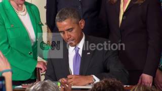 OBAMA SIGNS EXECUTIVE ORDERS ON EQUAL PAY