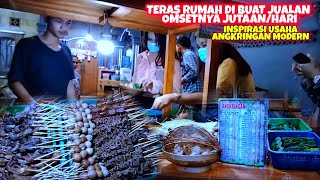 JUALAN ANGKRINGAN MODERN DI DEPAN RUMAH OMSET 1 JUTA LEBIH/HARI || IDE BISNIS IDE USAHA IDE JUALAN