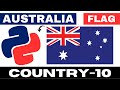 Australia Flag using python turtle | #australia
