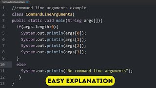Command line arguments in Java | Java tutorials for beginners #java