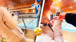 ZEIN y ALEXA COMPRANDO HELADO EN ROMA 💥 LA SEÑAL CHECOS 💥