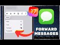 How to FORWARD a Message on iPhone (EASY!)