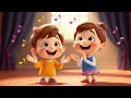 Head, Shoulders, Knees, and Toes | Fun Action Song for Kids | Classic Nursery Rhyme