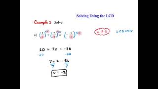 7 5 Solving Rational Equations