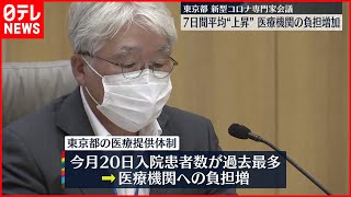 【新型コロナ】“接触増加”で…感染者増加に警戒  東京都の専門家会議