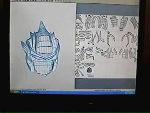 How to build Halo armor Part 1: Pepakura Step 1 How to build Halo armor Part 1: Pepakura Step 1