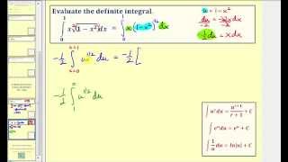 Definite Integration Using Substitution (No Trig)