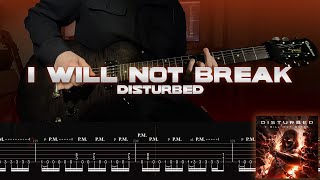 I Will Not Break - Disturbed (ON-SCREEN TABS) (BRAND NEW SONG 2025) (ONE-TAKE COVER)