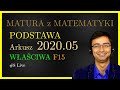 Matura z Matematyki CKE Podstawa F15 2020.05 (właściwa) cały arkusz