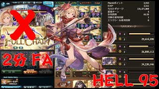 【グラブル】2022 闇古戦場 Hell95 マグナ 4ターン編成 【暗古戦場】【FA】【95HELL 2分】