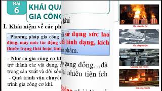 Bài 6: Khái quát về các phương pháp gia công cơ khí