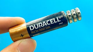 Never Buy New Batteries! Just Use This Trick and Old Batteries can be Reused