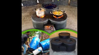 Turn old Barrel to 3 Headed Wood Burning Stove, Grill DIY