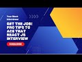React js Interview Question | Top 10 most asked React JS Interview Questions and Answers | MOCK LIVE