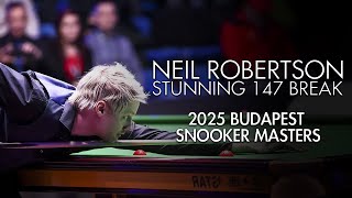 Neil Robertson’s 147 Maximum Break vs Shaun Murphy | 2025 Budapest Snooker Masters