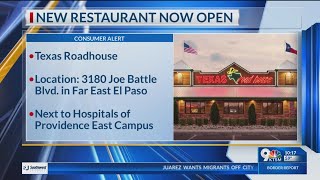 Texas Roadhouse opens 4th location in El Paso — this time in far East Side