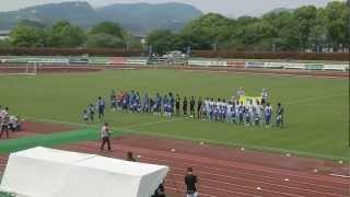 JFL　栃木ウーヴァFC×藤枝MYFC　選手入場