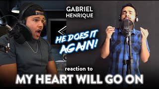 Gabriel Henrique Reaction My Heart Will Go On (THIS GOT ME!) | Dereck Reacts