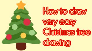 how to draw very easy christmas drawing 🎄🎄#viralvideo #trendingvideo #diy#subscribers