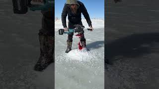 Makita Ice Auger #fishing #shorts #construction