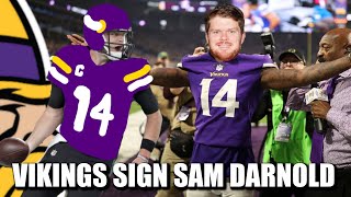 Minnesota Vikings Sign QB Sam Darnold to a 1-Year, $10M Deal