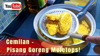 Mewah! Gorengan Pisang Tanduk Yg Banyak Kerak! 😆 Banana Fritters! #youtubevideo #cooking