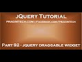jquery draggable widget