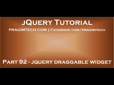 jquery draggable widget jquery draggable widget