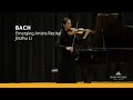 Morningside MB 2024 | Jinzhu Li - Bach Sonata No. 2 in A Minor for Solo Violin, BWV 1003