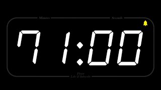 71 MINUTE   TIMER   ALARM   1080p   COUNTDOWN720P HD