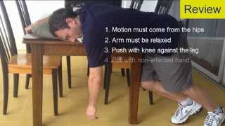 modified codman shoulder exercise