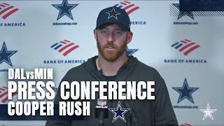 Cooper Rush Postgame Week 8 | #DALvsMIN | Dallas Cowboys 2021
