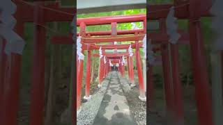 富士吉田市、新屋山神社の風景