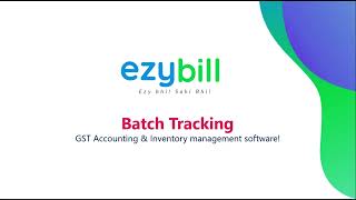 Batch tracking