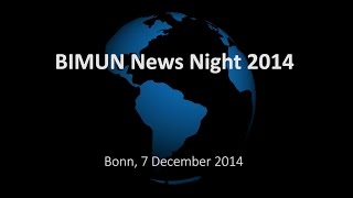 BIMUN News Night 2014 Episode 1