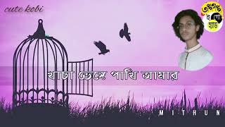 খাঁচা ভেঙে পাখি আমার ……ও..দিয়েছে.. উড়াল ||Mithun chakroborty…..