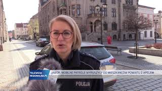 JAWOR. Mobilne patrole policji ruszyły z apelem