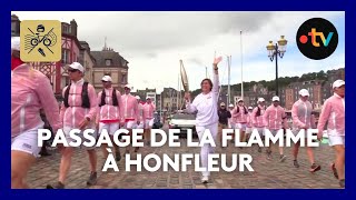 JO Paris 2024 : revivez le passage de la flamme olympique à Honfleur