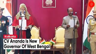 CV Ananda Bose Takes Oath As West Bengal Governor