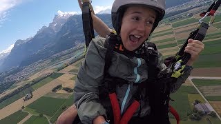 PARAGLIDING FLIGHT AND TRICKS GOING SKY HIGH | EP9 SUMMER CAMP SWITZERLAND