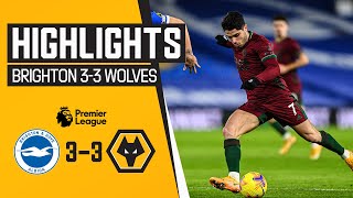 Wolves held to a draw on the south coast | Brighton & Hove Albion 3-3 Wolves | Highlights