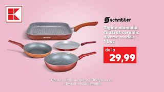 Oferta Kaufland din 05 februarie: tigaie aluminiu și grătar electric #kaufland #oferte #promotii