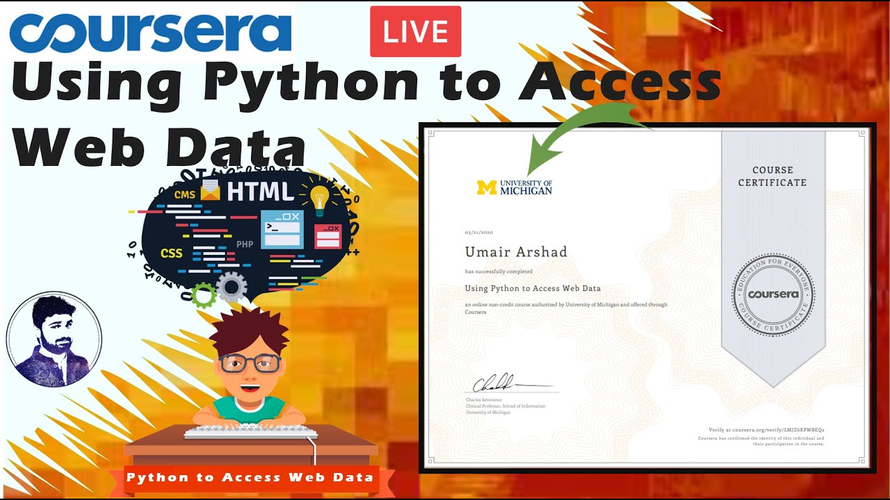 Coursera Using Python To Access Web Data All Assignments And Quizzes