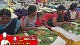 Madurai Sai Catering Service prepared a Diwali feast for Garment Workers near Natham