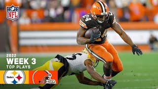 Cleveland Browns Top Plays vs. Pittsburgh Steelers | 2022 Regular Season Week 3