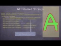 4 foundation and attributed strings