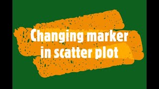 Changing marker in scatter plot - Python