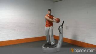 Power Plate Figure of 8 with Medicine Ball